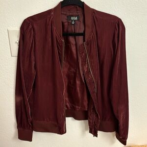 Velvet Bomber Jacket